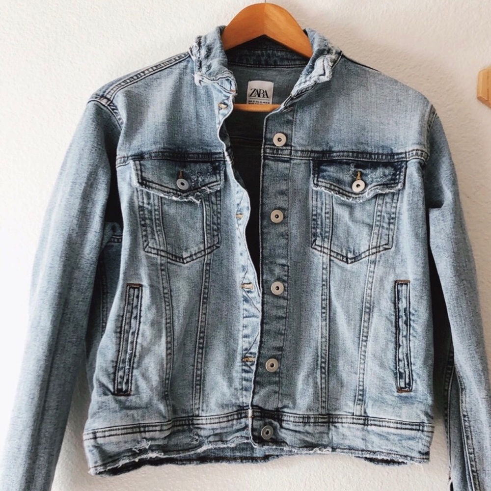 Zara denim jacket xl